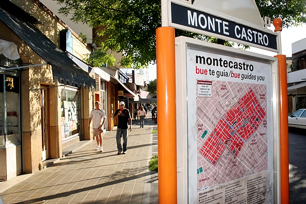 calle de barrio Monte Casto